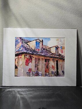 14 x 11 New Orleans Lafitte's Blacksmith Shop Print